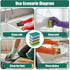 zisiueel 100 Pcs Heavy Duty Cleaning Scrub Sponges for Kitchen Abrasive Scrubber Sponge Bulk One Scouring Scrubbing One