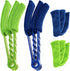 SENHAI Duster Set of 2 - Microfiber Cleaner Brush for Window Blinds, Air Conditioner, Vent, with 2 Extra Sleeves