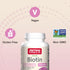 Jarrow Formulas Biotin Ultra Strength 5000 mcg, Hair, Skin, Nails Support, 100 Veggie Capsules
