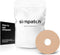 SIMPATCH Universal Adhesive Patch - Pack of 30 with 0.8-Inch Hole, Multiple Colors Available (Beige)