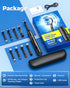 Rotating Electric Toothbrush for Adults with 8 Brush Heads (2 Types), 4 Modes, Rechargeable Power, 2 Min Smart Timer