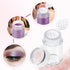 RAYNAG 6 Pieces Mini Empty Loose Powder Bottle, Travel Cosmetic Glitter Shaker with Sifter and Lids