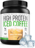 Iced Coffee - High Protein Keto Friendly with 18g Protein and 2g Carbs (18 Servings, Vanilla Latte)