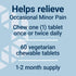 Life Extension Pea Discomfort Relief - Berry Flavor Supplement for Occasional Minor Pain & Discomfort, 60 Chewable