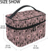 Makeup Bag, Poppy Flower Dancing Girl Travel Organizer, Cosmetic Cases Toiletry Bags for Women, Girls