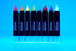 Moon Glow Neon UV Paint Stick Body Crayon, Intense Red for Face & Body
