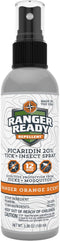 Ranger Ready Picaridin 20% Tick & Insect Repellent, Travel Size 3.4 Oz, Ranger Orange Scent