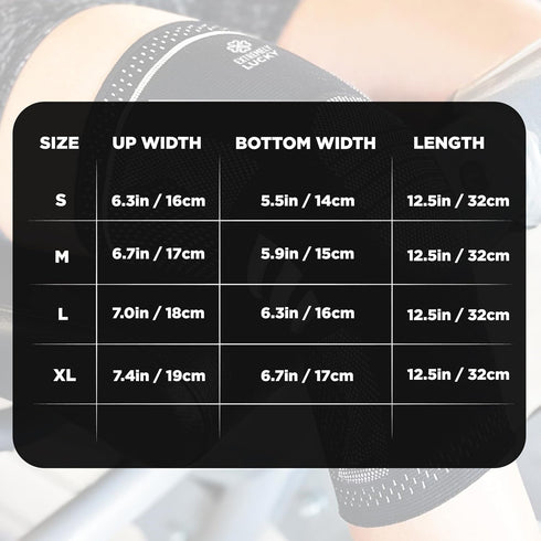 Knee Brace for Pain Relief and Support, Includes Patella Gel Pad, Ideal for Meniscus Tears, Arthritis (Large)