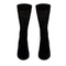 Truform Comfort Crew Diabetic Socks for Men and Women - Mid Calf, Black, Small