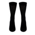 Truform Comfort Crew Diabetic Socks for Men and Women - Mid Calf, Black, Small