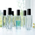 YU FENG 6 Pack Clear Glass Perfume Sprayer Bottle, 30ml Portable Fine Mist Sprayer, Empty Refillable Travel