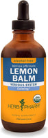 Herb Pharm Certified Organic Lemon Balm Liquid Extract for Calming Nervous System Support, 4 Ounce