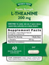 Nature's Truth L Theanine | 200mg | 60 Quick Release Capsules | Non-GMO & Gluten Free Supplement