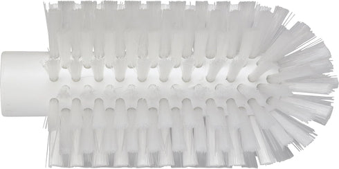 Vikan Stiff Tube Brush 5380-77-5, Polyester, 3-3/32" x 6" OAL, White