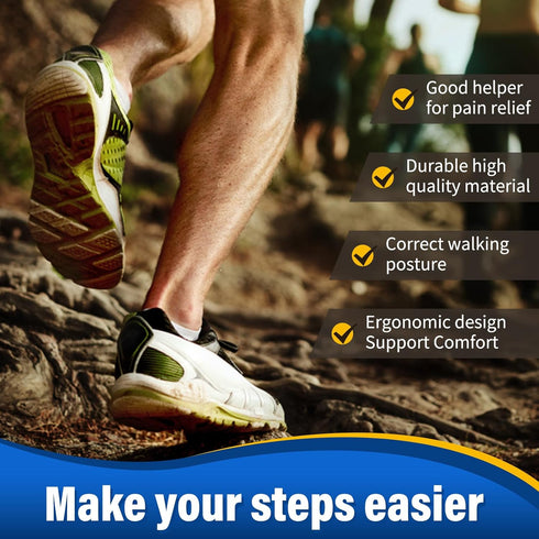 Plantar Fasciitis Insoles, Arch Support Inserts for Women and Men, Relief for Flat Feet, High Arch and Foot Pain,