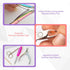 Utopia Care Cuticle Trimmer with Cuticle Pusher, Nail Cuticle Trimmer Set, Manicure Kit, Pedicure Kit, Sharp Cuticle Nippers Professional, Cuticle Pusher Tool, Cuticle Remover Tool Kit (Rainbow)