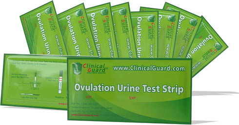 Pack 10 5 Clinical Guard Ovulation Test Strips of - Accurate Measurement Within min - Ovulation Tests Cost-Effective