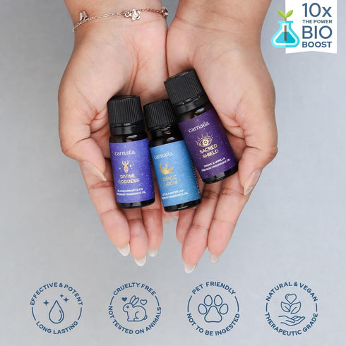 Set 6 Carnatia Starry Spell Fragrance Oil Magical & Calming Aromatherapy Blends for Stress Relief, Relaxation