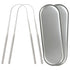 Gaia Guy Stainless Steel Tongue Scraper with Metal Case, 2 Pack Plastic Free Oral Care Tongue Cleaners