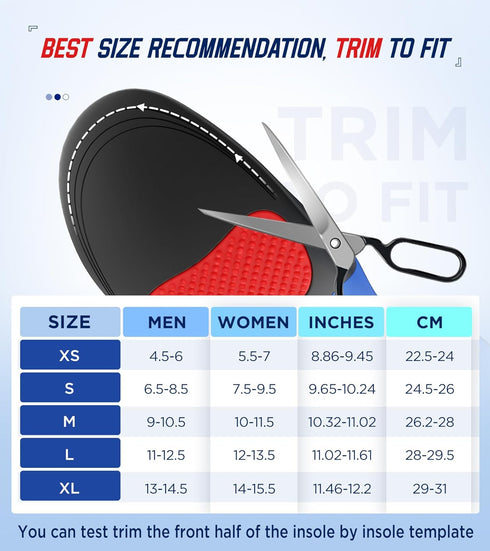 240+lbs Plantar Fasciitis Insoles for Men Women, Comfort Heavy Duty High Arch Support for Pain Relief, Work Boot Shoe