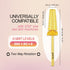 PANA Nail Carbide 5 in 1 Bit - Two Way Rotate for Acrylic or Hard Gel, 3/32" Shank, Double Coarse