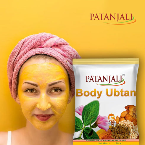 Patanjali Body Ubtan, pack of 2 - 100 g / 0.22 lb