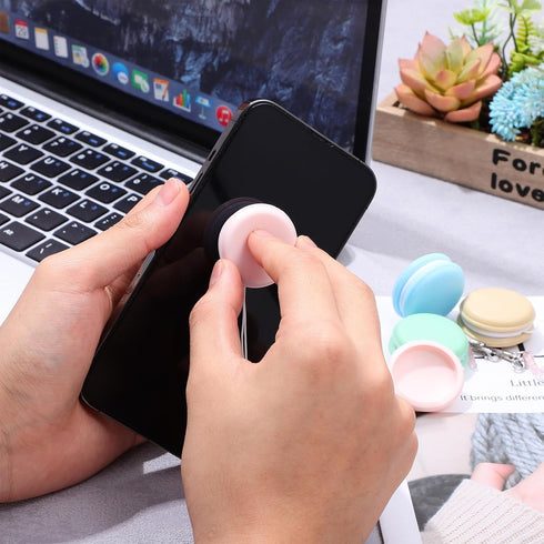 SAFIGLE 4pcs SetMacaron Macaron Screen Cleaner Phone Cleaning WipesMobile Phone Screen Cleaner - Soft Brush and Wipe