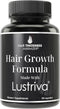 Lustriva + Biotin 10000mcg - Clinically Tested Hair & Skin Vitamins Supplement for Women & Men