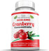 Non-GMO Cranberry Concentrated Softgels, 12,600mg - Triple Strength, 1 Bottle, Easy to Swallow for Men & Women