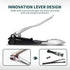 Nail Clippers with Catcher, No Splash Fingernail Toenail Clippers with Sharp Curved Blade and Glass Nail File