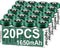 rapthor CR123A Lithium Batteries 1650mAh High Power UL Certified 3V Non-Rechargeable Battery with