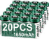 rapthor CR123A Lithium Batteries 1650mAh High Power UL Certified 3V Non-Rechargeable Battery with