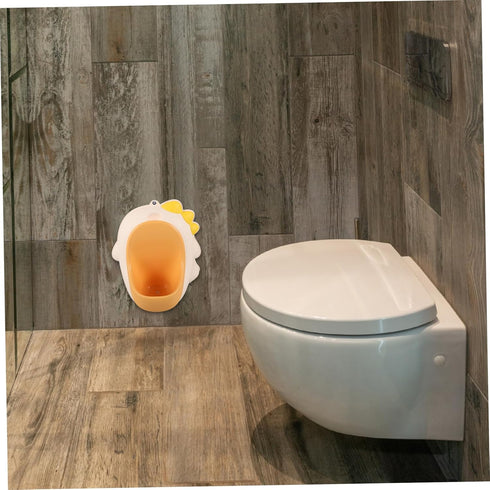 Potty Training Urinal for Boys Cartoon Dinosaur Wall-Mounted Design Safe and Encourages Toilet Use for Toddlers Fun