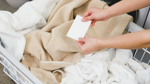 Laundry Detergent Sheets, 30 Sheets, Unscented, Ideal for Travel, Baby Clothes, Compact, Eco-Friendly Solution