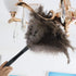 Ostrich Feather Duster, Big Soft Fluffy Duster, 22 Inch, Gray Color
