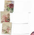 The Best Card Company - 10 Boxed Note Cards with Flowers - Blank Assorted Floral Notecards Bulk (4 x 5.12 Inch)