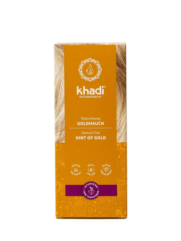 khadi HINT OF GOLD Natural Hair Color, 100% Herbal & Natural, 3.5 oz, Shiny Golden Shimmer