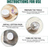 TNJPSEK 150 Pcs Essential Oil Diffuser Pads, Round Humidifier Aroma Cotton Pads, Mini Microfibre Perfume Diffuser Mat