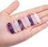 CrystalTears Healing Crystal Stones Set - Hexagonal Natural Amethyst, Rose Quartz, Clear Quartz Reiki Healing Crystals