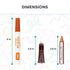 Katzco Furniture Repair Kit Wood Markers - Set of 34 - Markers and Wax Sticks with Sharpener for Stains, Scratches,