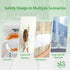 Pack (50) Magic Sponge Erasers, Water-Activated Cleaning Pads Sponge Mop, Bulk Multi-Purpose Melamine Foam Cleaner