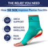 SB SOX Plantar Fasciitis Relief Socks, Ankle Brace Compression Sleeve for Foot Pain, Medium Green
