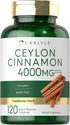 Carlyle Ceylon Cinnamon Capsules | 120 Count | 60 Servings | Non-GMO, Gluten Free