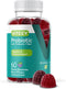 Probiotic Gummies with Prebiotics Fiber - Extra Strength 2 Billion CFUs - Vegan, Gelatin Free, Tasty Chewable Berry