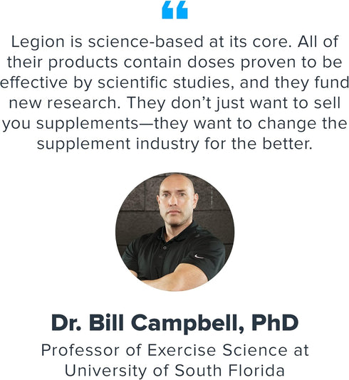 LEGION Pulse Pre Workout Supplement - All Natural Nitric Oxide Drink, Caffeine Free Blue Razz