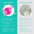 Ice Globes for Face, Freezer Safe Facial Globes for Daily Beauty Routines, Pink Face Roller to Tighten Skin