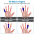 10Pcs Finger Compression Sleeves, Thumb Brace Protectors for Trigger Finger Arthritis, Basketball Sport Relief