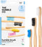 The Humble Co. Bamboo Toothbrushes (5pk) for Superior Oral Care, BPA Free, Soft Bristles