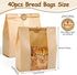 Sublaga 40 13.78x8.27x3.54 48Pcs Packaging (40) Pcs Bread Bags for Homemade Bread With Window Sourdough, in, Paper