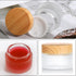 ZENFUN 12 Packs 30Ml Glass Cosmetic Containers, Round Frosted Jars with Lids for Cream, Toiletries, Lotions